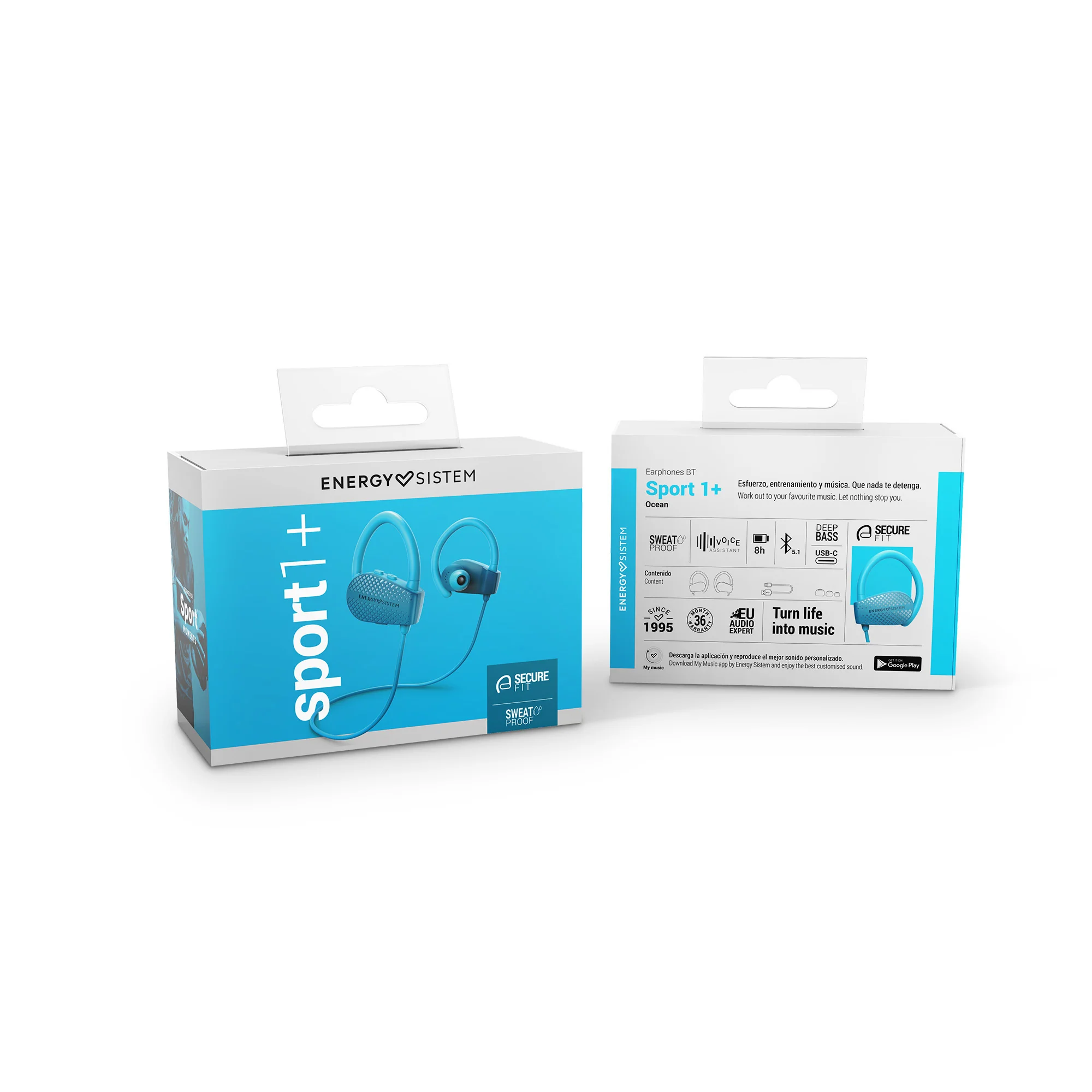 Earphones Bluetooth Sport 1+ - Image 12