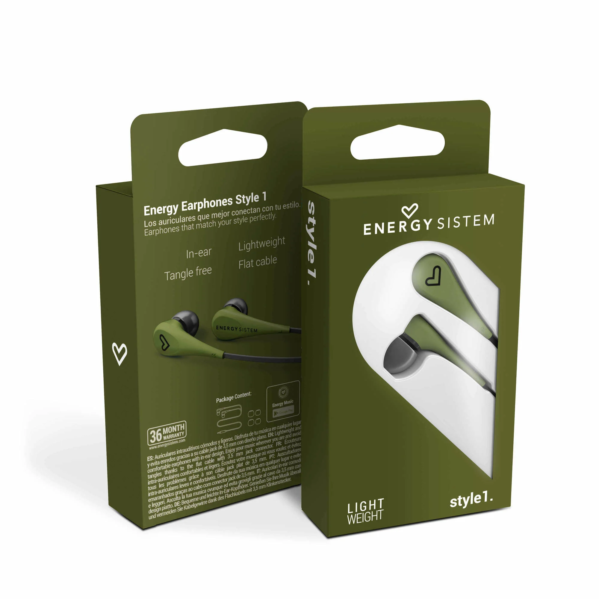 Earphones Style 1 Green - Image 4