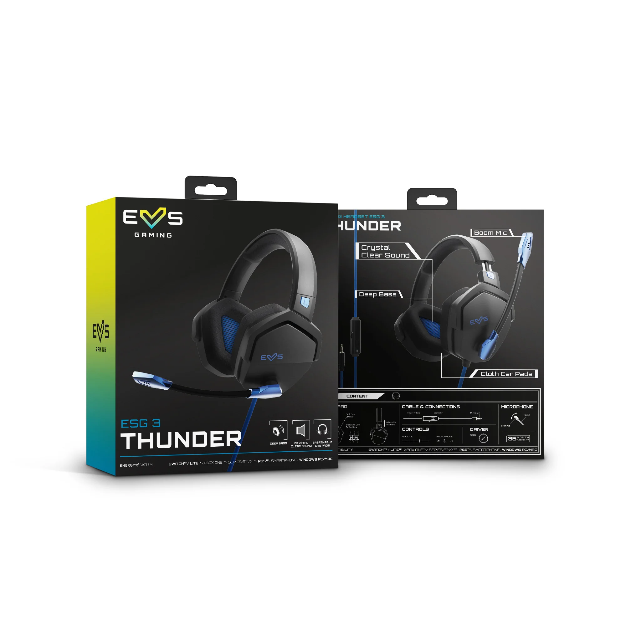 Gaming Headset ESG 3 White Thunder - Image 12