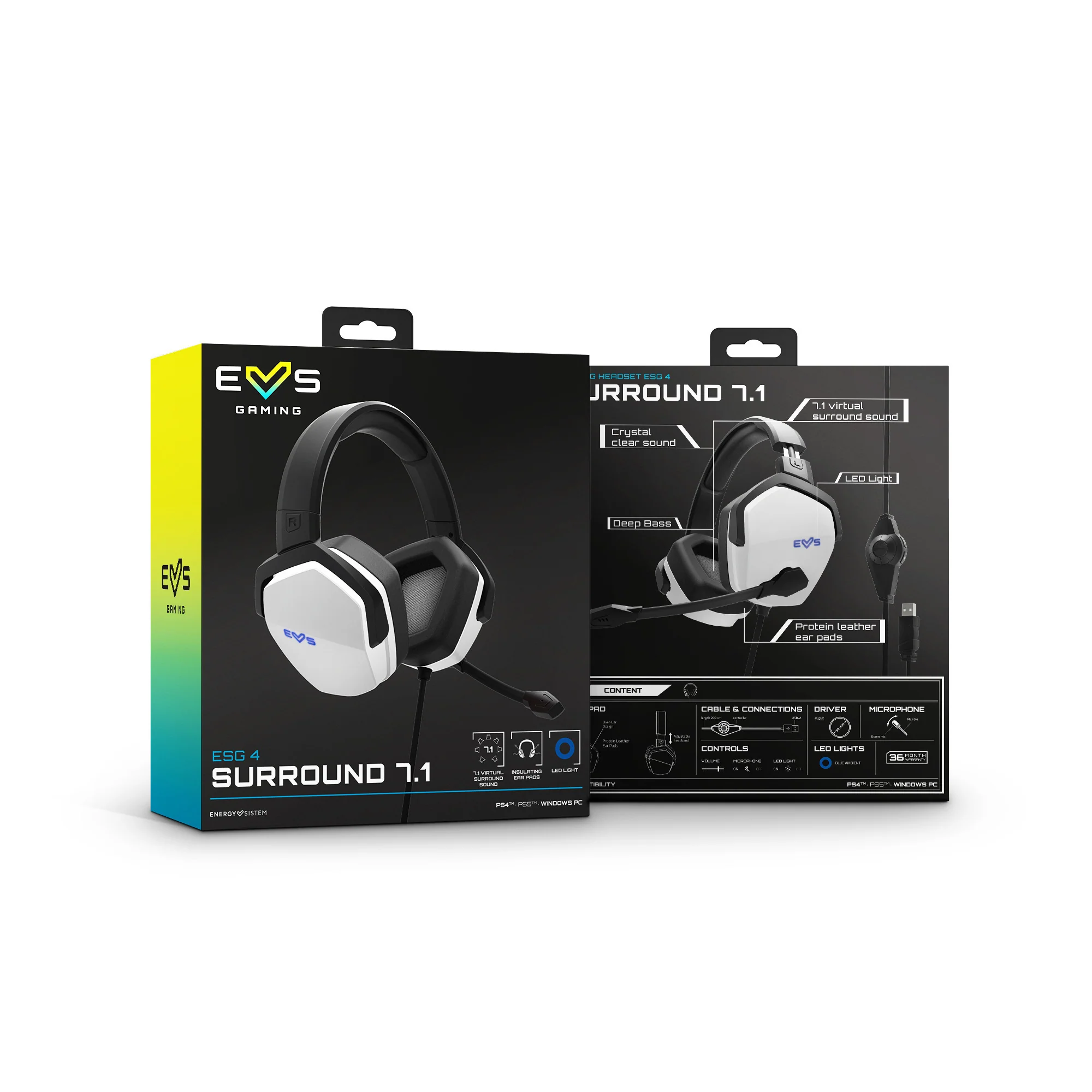 Gaming Headset ESG 4 Surround 7.1 Red - Image 12