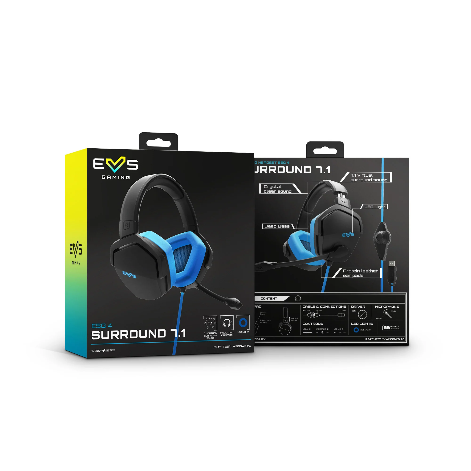 Gaming Headset ESG 4 Surround 7.1 Red - Image 6