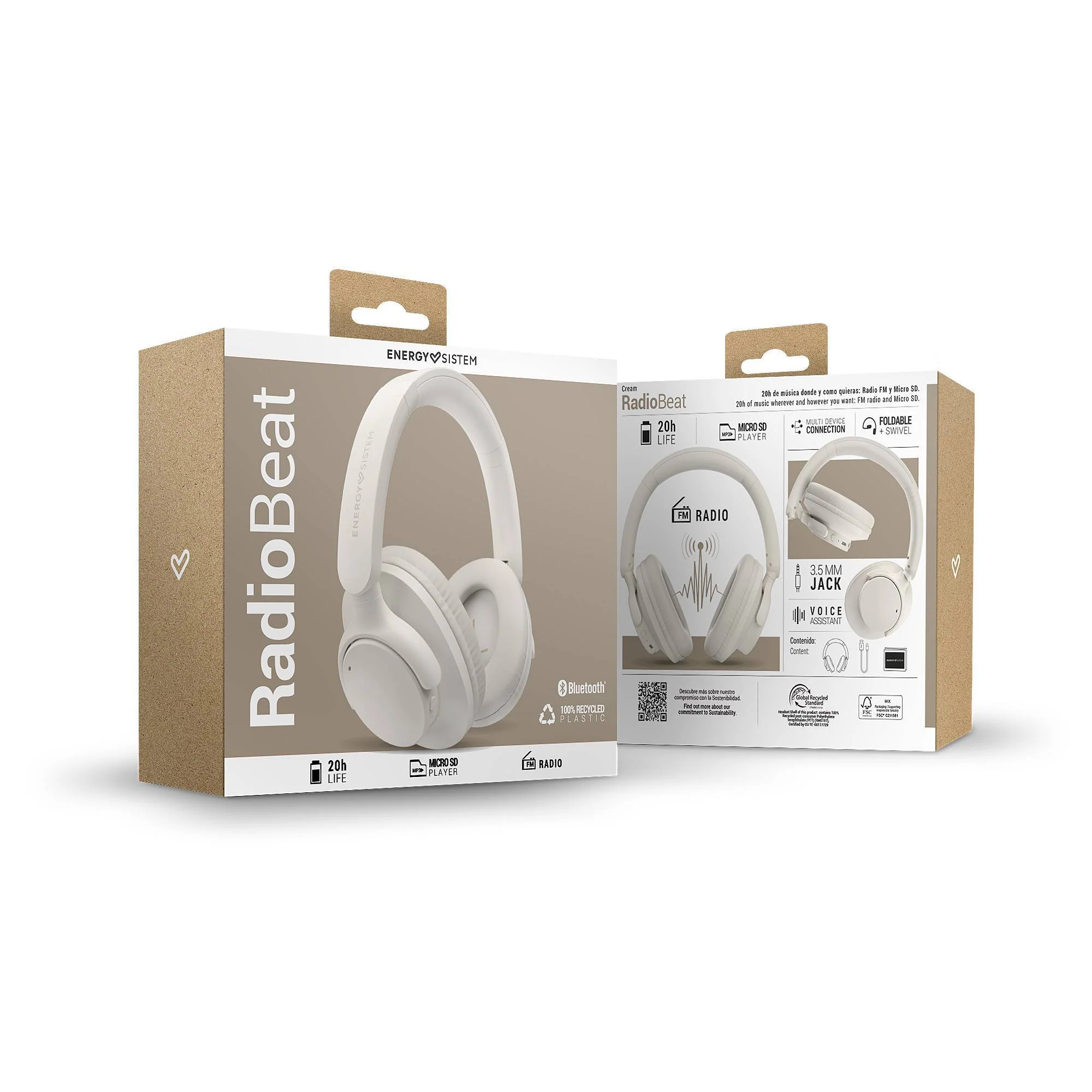 RadioBeat - Auriculares Bluetooth con radio FM - Image 12