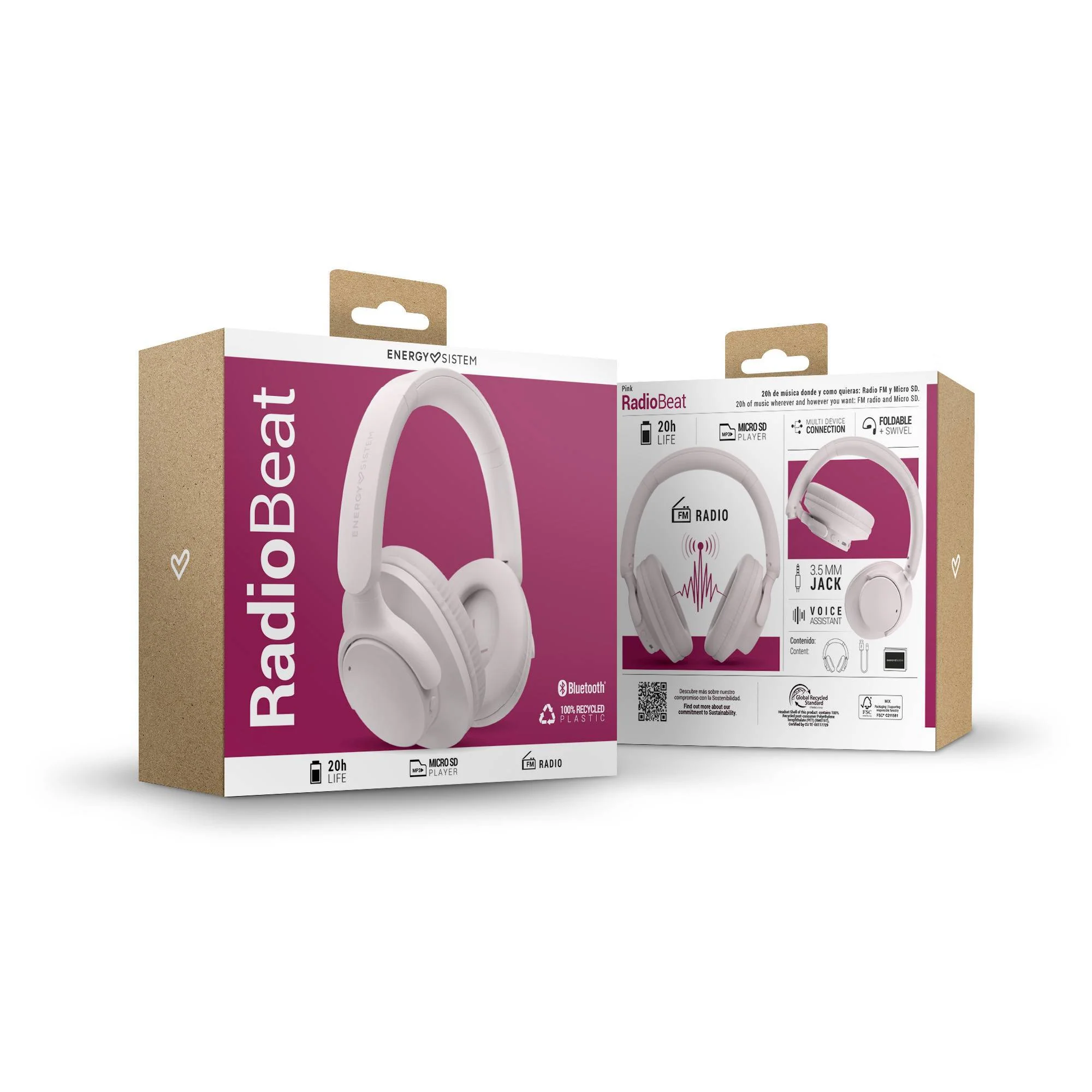 RadioBeat - Auriculares Bluetooth con radio FM - Image 18