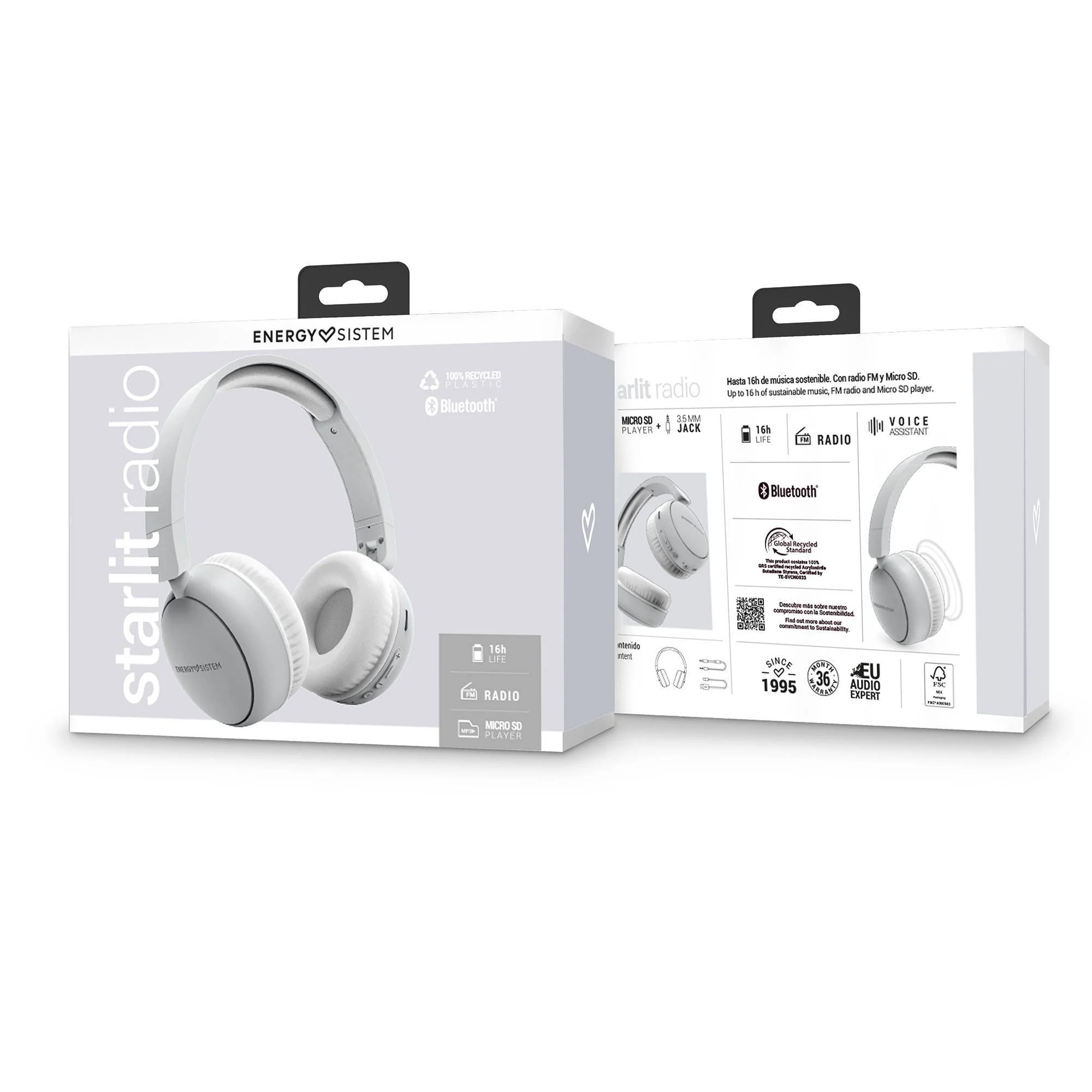 Starlit Radio - Auriculares Bluetooth con radio FM - Image 6