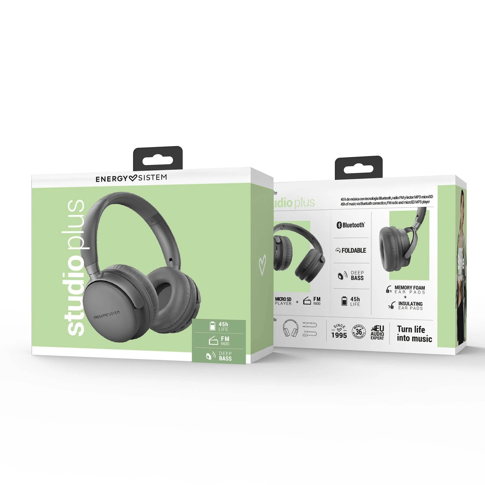 Studio Plus - Auriculares con Bluetooth y Radio FM - Image 6